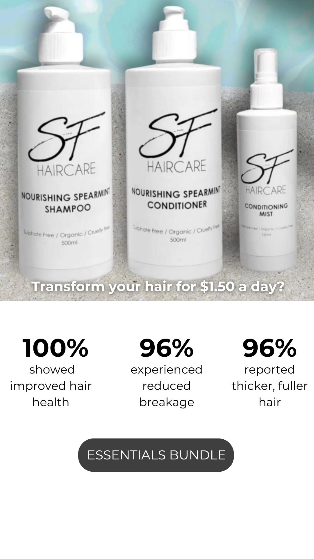 What specific hair problems does SFHaircare solve?