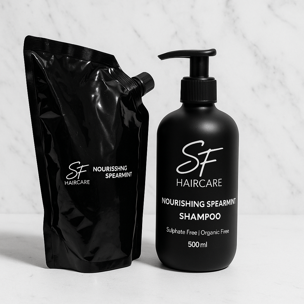 Shampoo Glass Bottle 500ml (Empty)