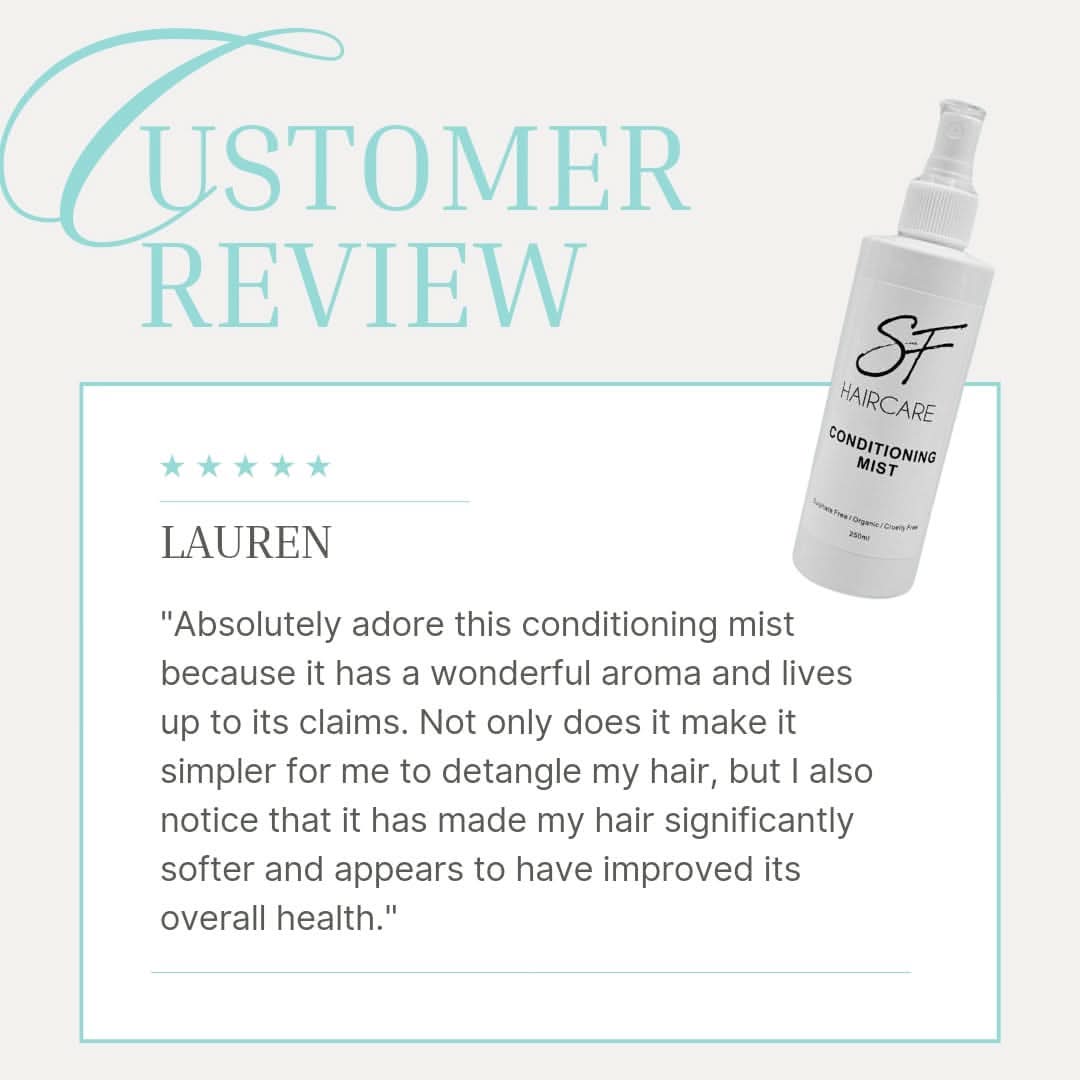 Conditioning Mist 250 (pre filled glass bottle ) - SFHaircare