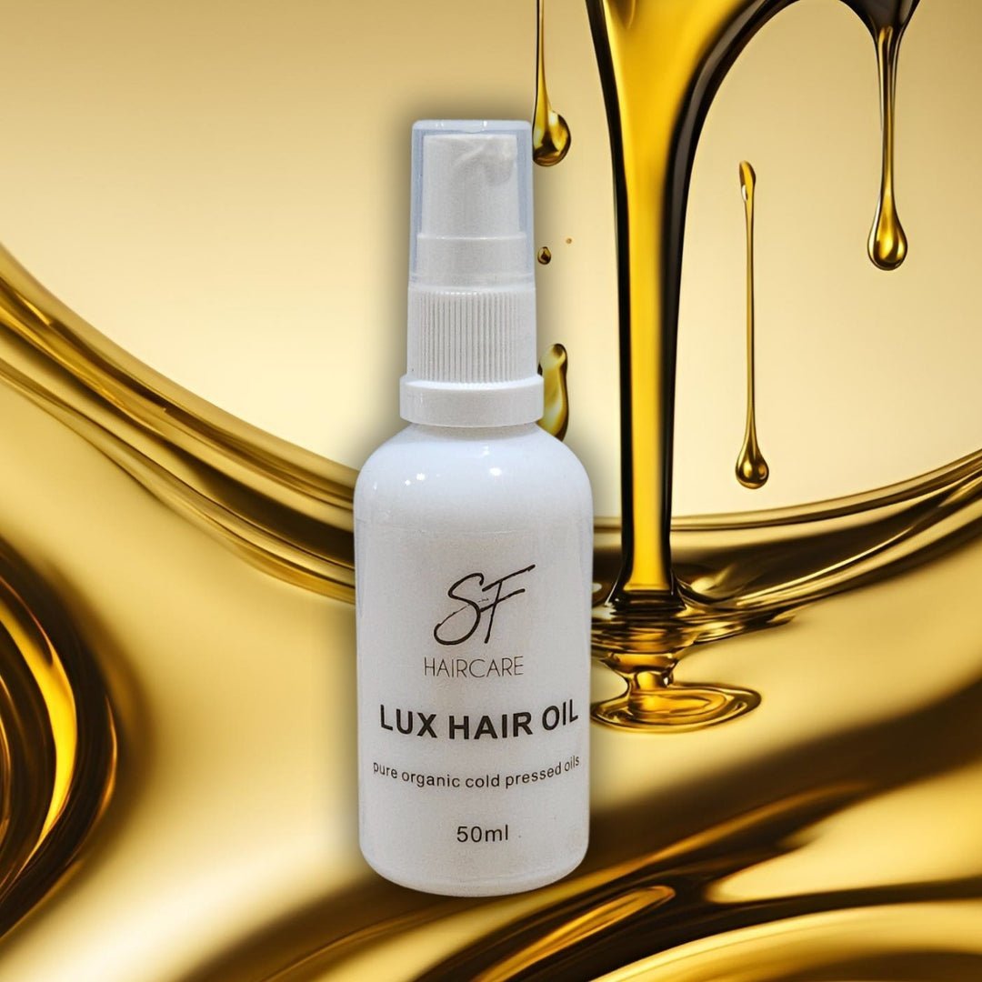Most Popular Lux Hair Oil now includes two incredible powerhouse oils: Squalene & Jojoba Oil! 🌿✨ - SFHaircare