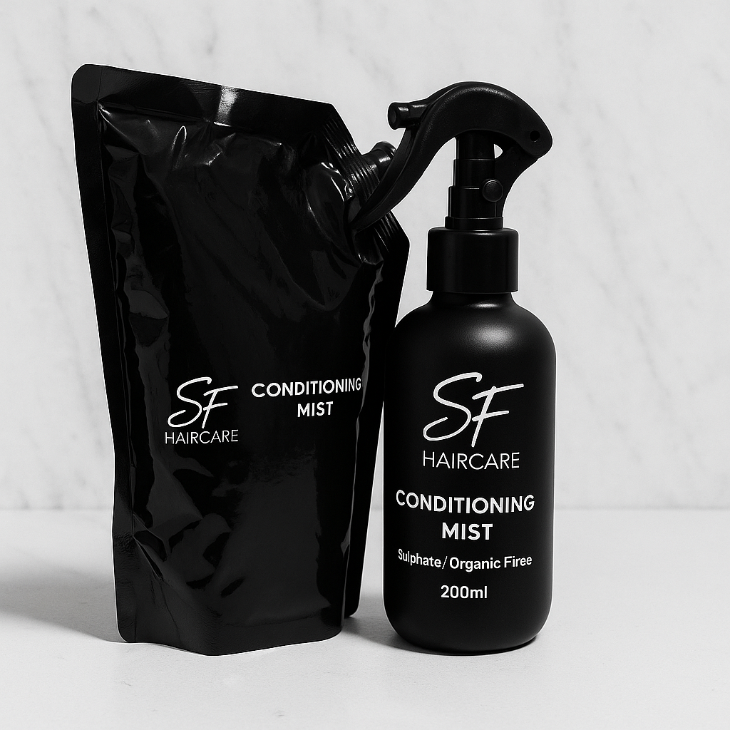 Conditioning Mist 250ml Empty Bottle + Refill Pouch