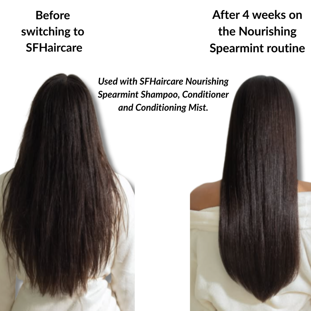 Duo Nourishing Spearmint Shampoo & Conditioner 500ml (pre filled glass bottles)