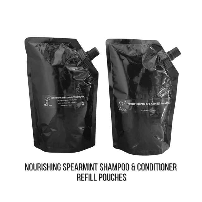 Duo Nourishing Spearmint Shampoo & Conditioner Refill 500ml ♻️