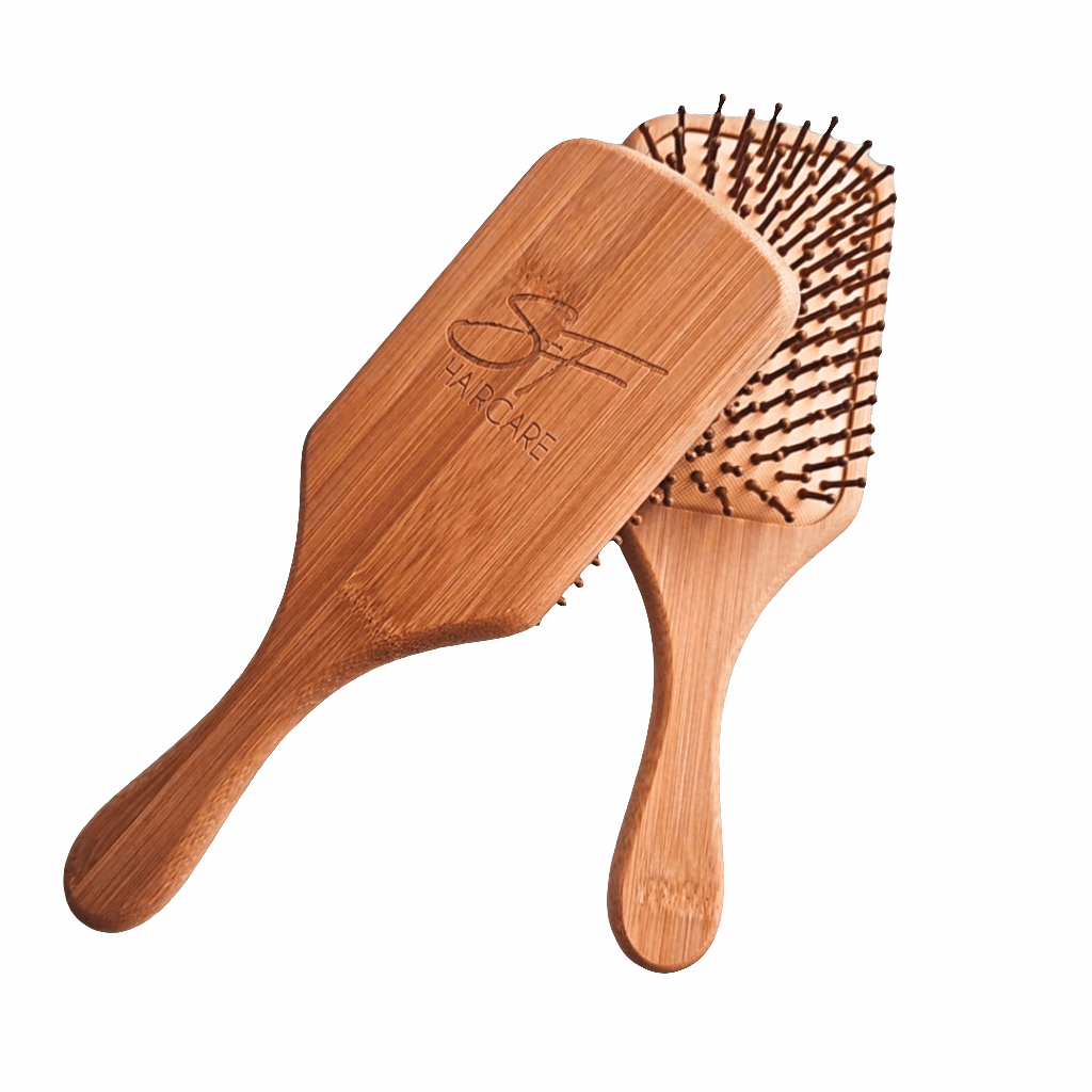 Bamboo Wooden Hair Brush - SFHaircare