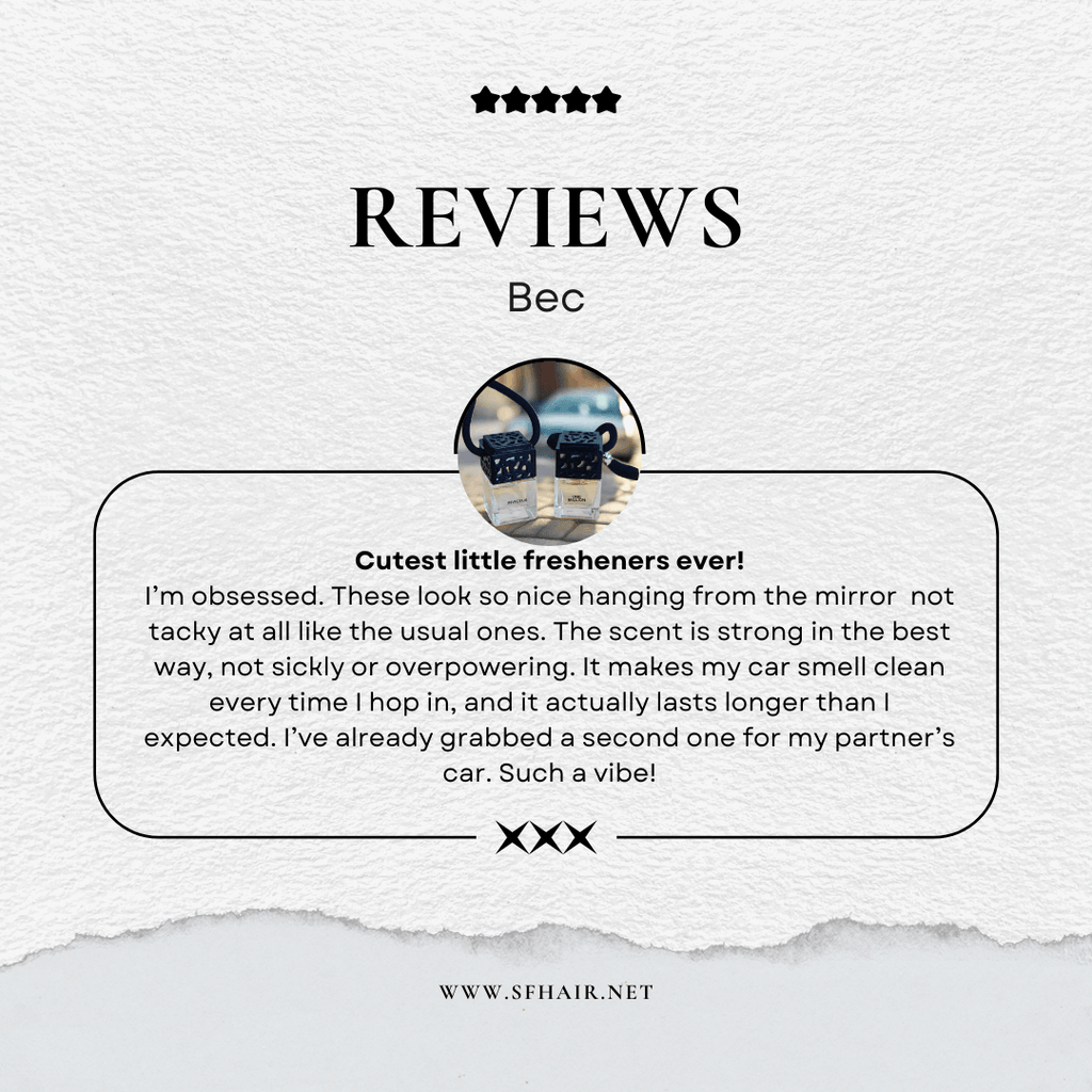 Inspired Lux Car Air Freshener Perfume Scents - SFHaircare