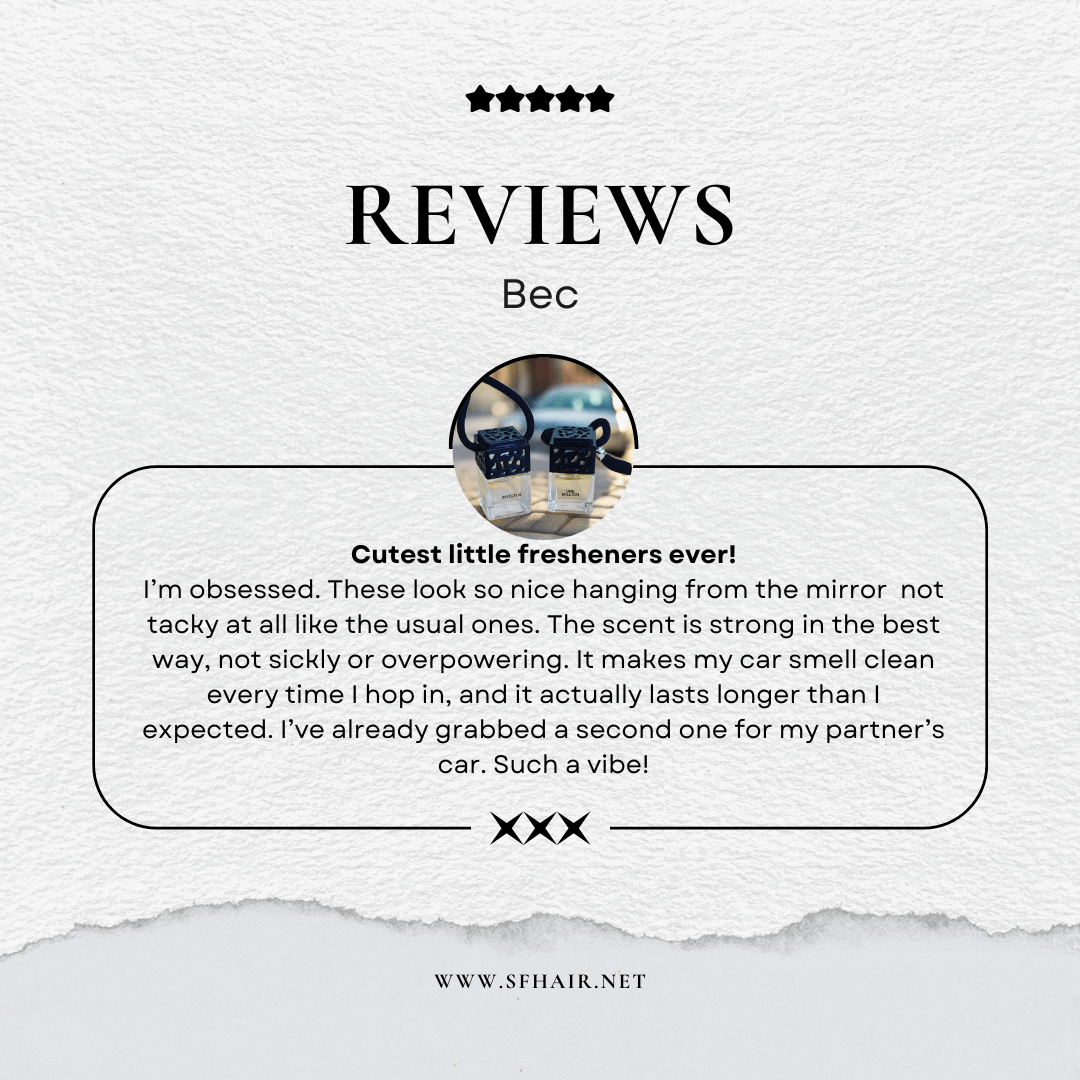 Inspired Lux Car Air Freshener Perfume Scents - SFHaircare