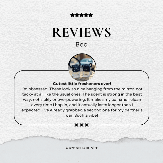 Inspired Lux Car Air Freshener Perfume Scents - SFHaircare