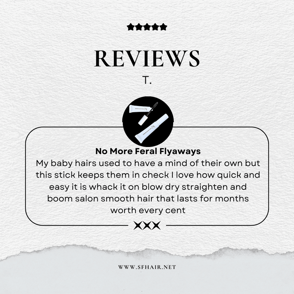 Hairline touch-up stick – keratin formula for baby hairs