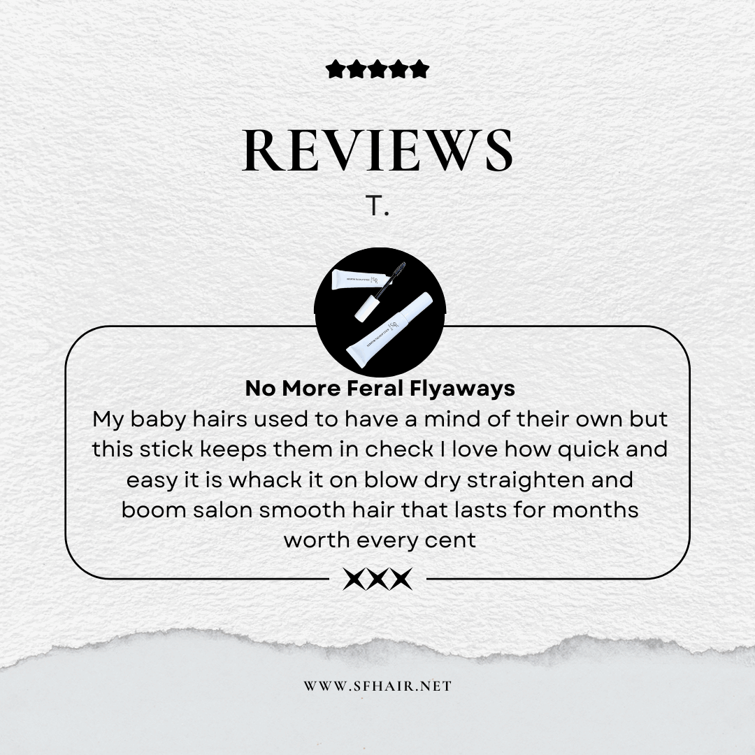 Hairline touch-up stick – keratin formula for baby hairs