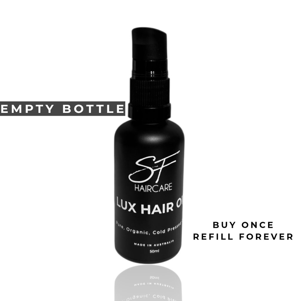 Lux Hair Oil 50ml Glass Bottle (Empty) - SFHaircare