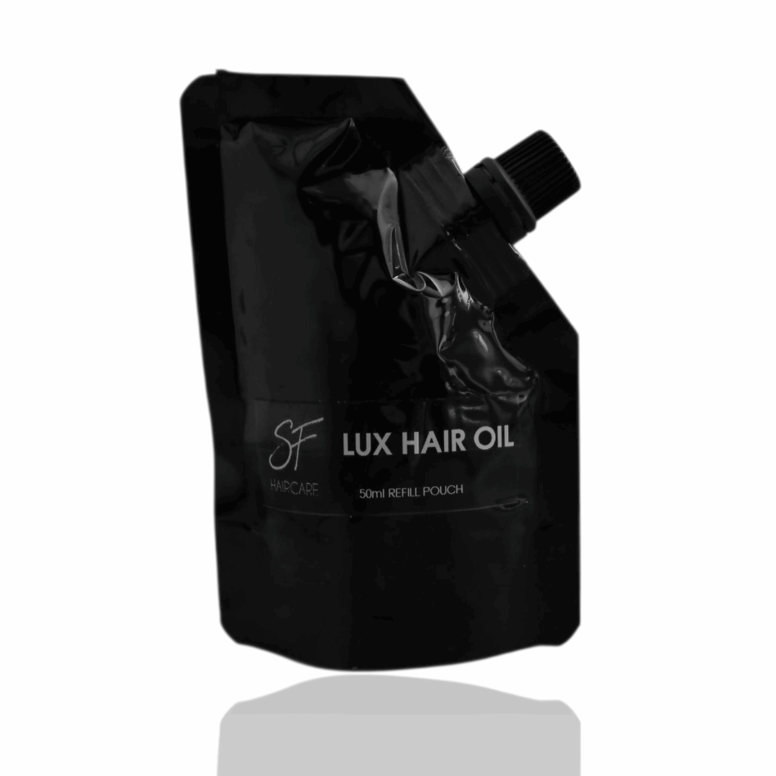 Lux Hair Oil Glass Bottle 50ml (pre filled) - SFHaircare