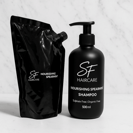 Shampoo Glass Bottle 500ml (Empty)
