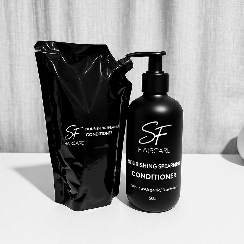 Conditioner 500ml Glass Bottle (Empty)