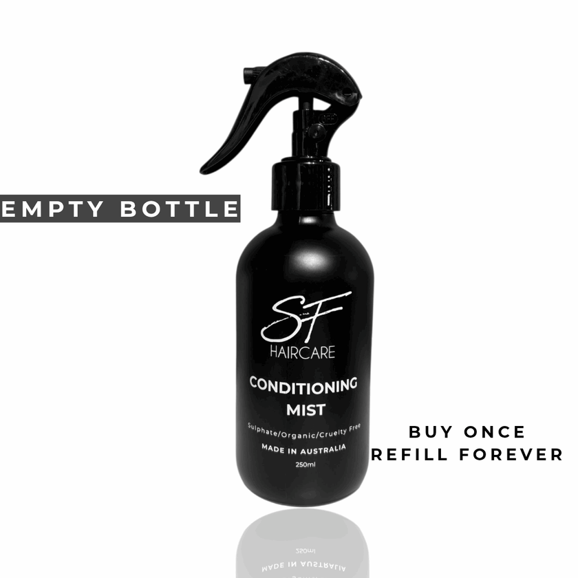 Conditioning Mist 250ml Glass Bottle (Empty)