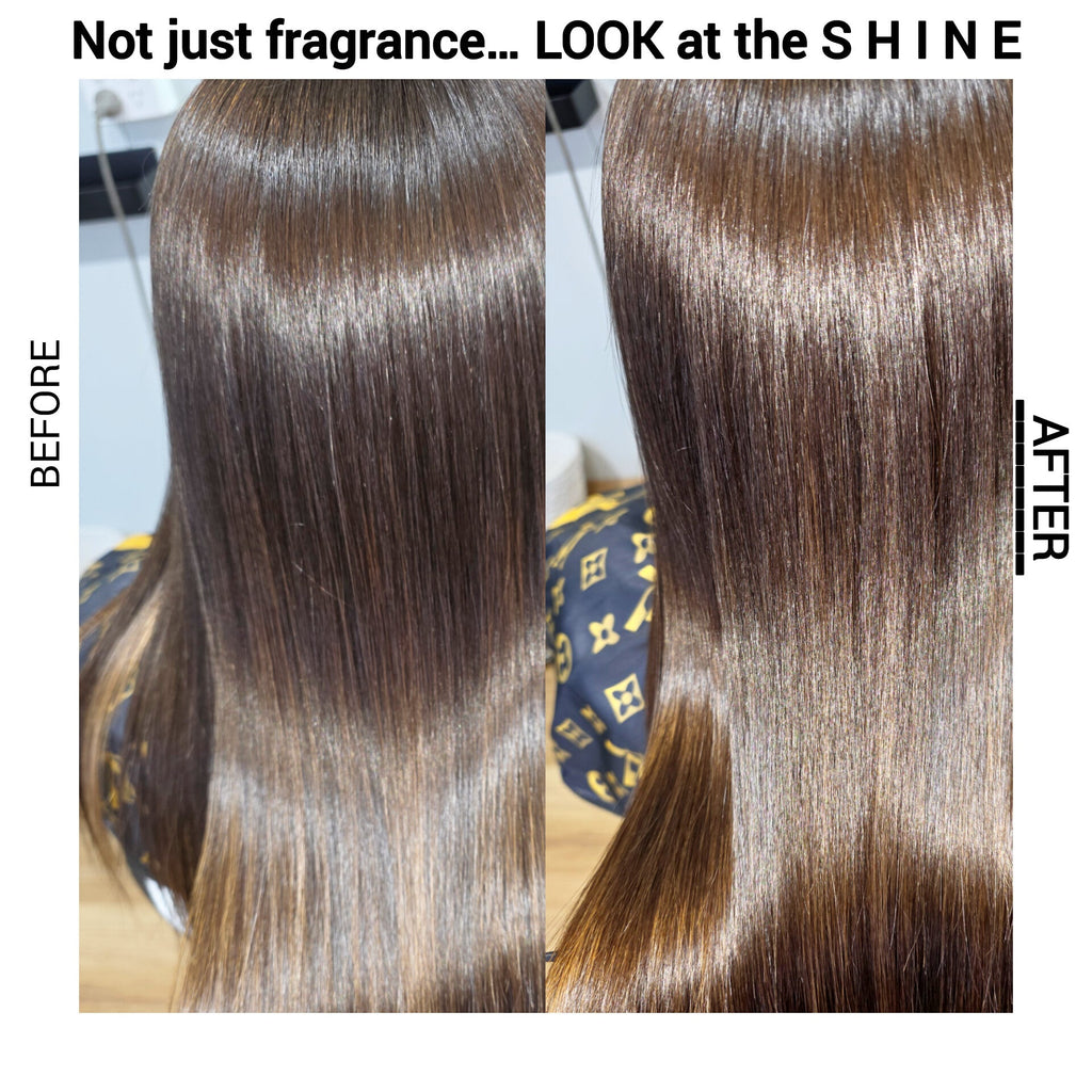 Close-up of SFHair Perfume Mist lightweight leave-in hair fragrance