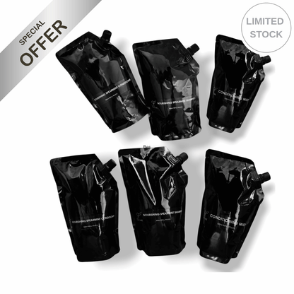Shine & Strength Large Refill Bundle ♻ - SFHaircare